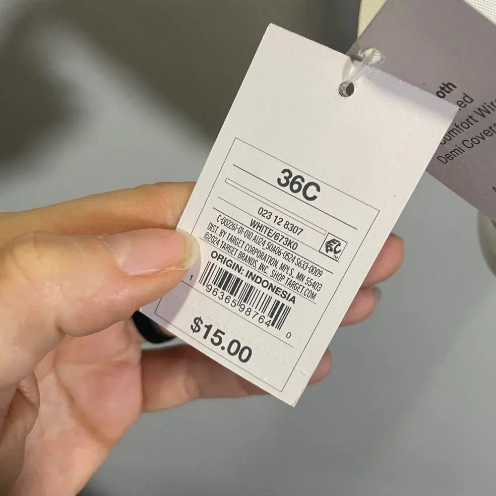 Auden Smooth Unlined Comfort Wire Demi Coverage‎ Bra 36C White - Picture 5 of 5